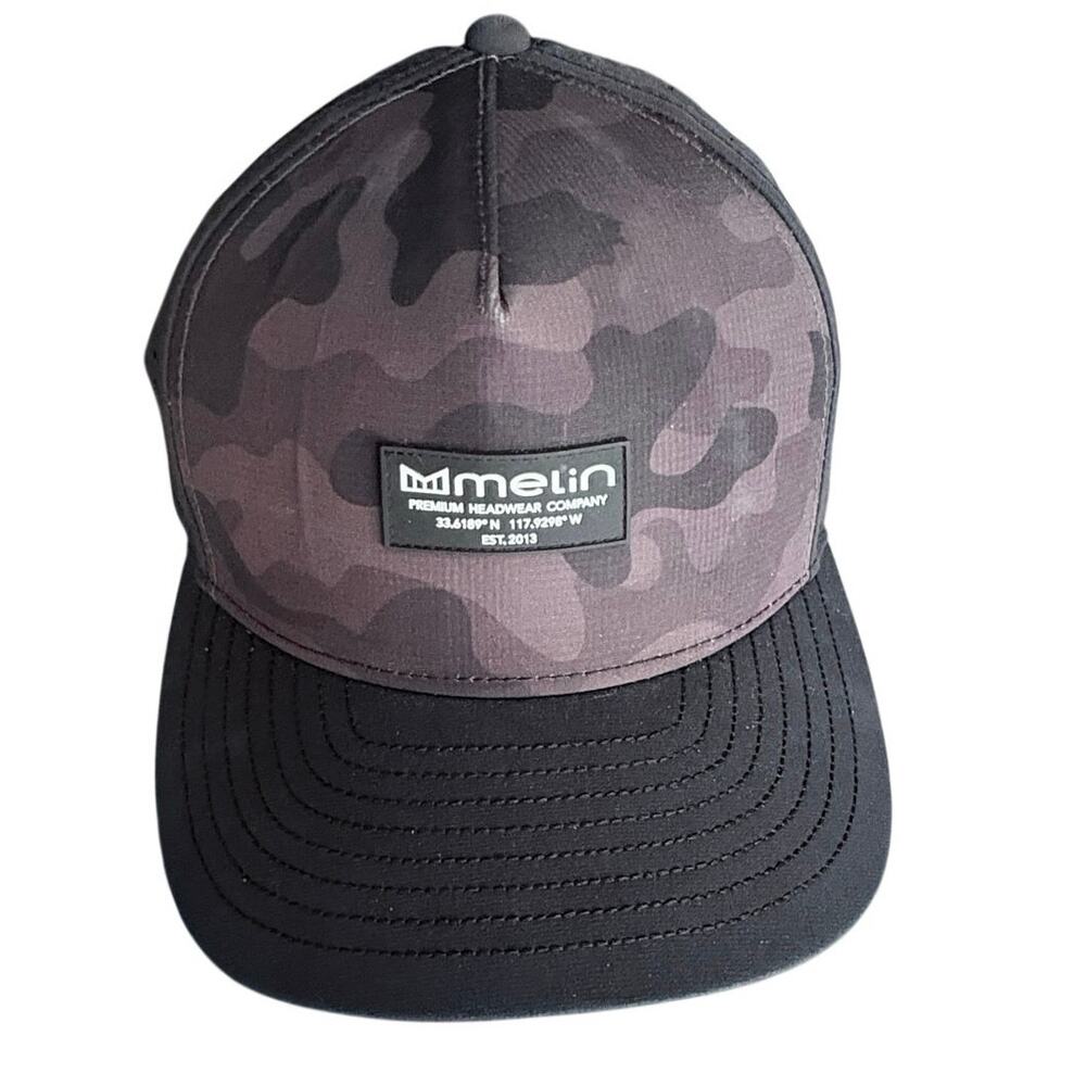 Melin camo snapback hat perforated breathable premium golf cap